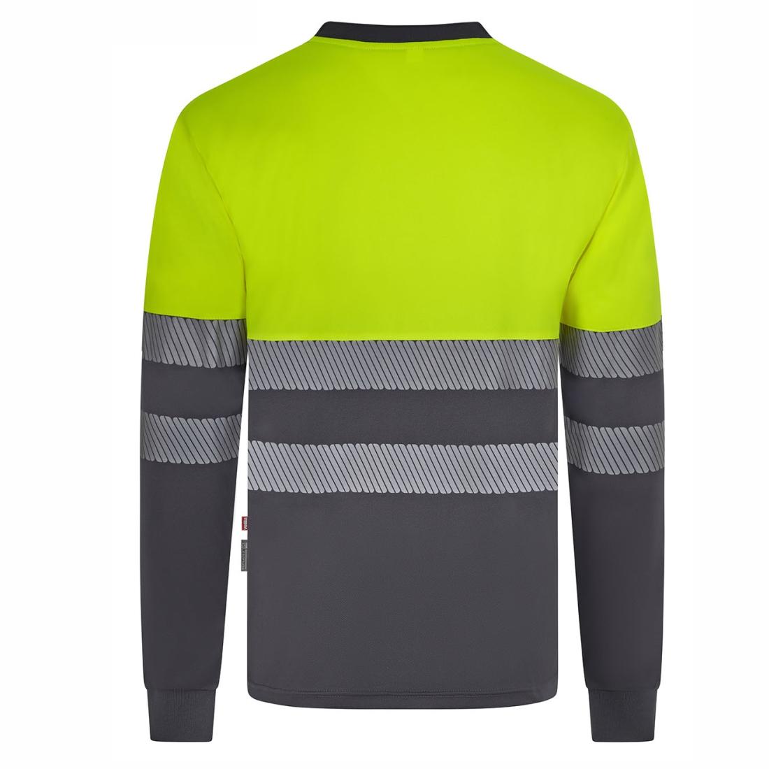 Tricou HiVis bicolor din poliester reciclat cu benzi segmentate - Imbracaminte de protectie