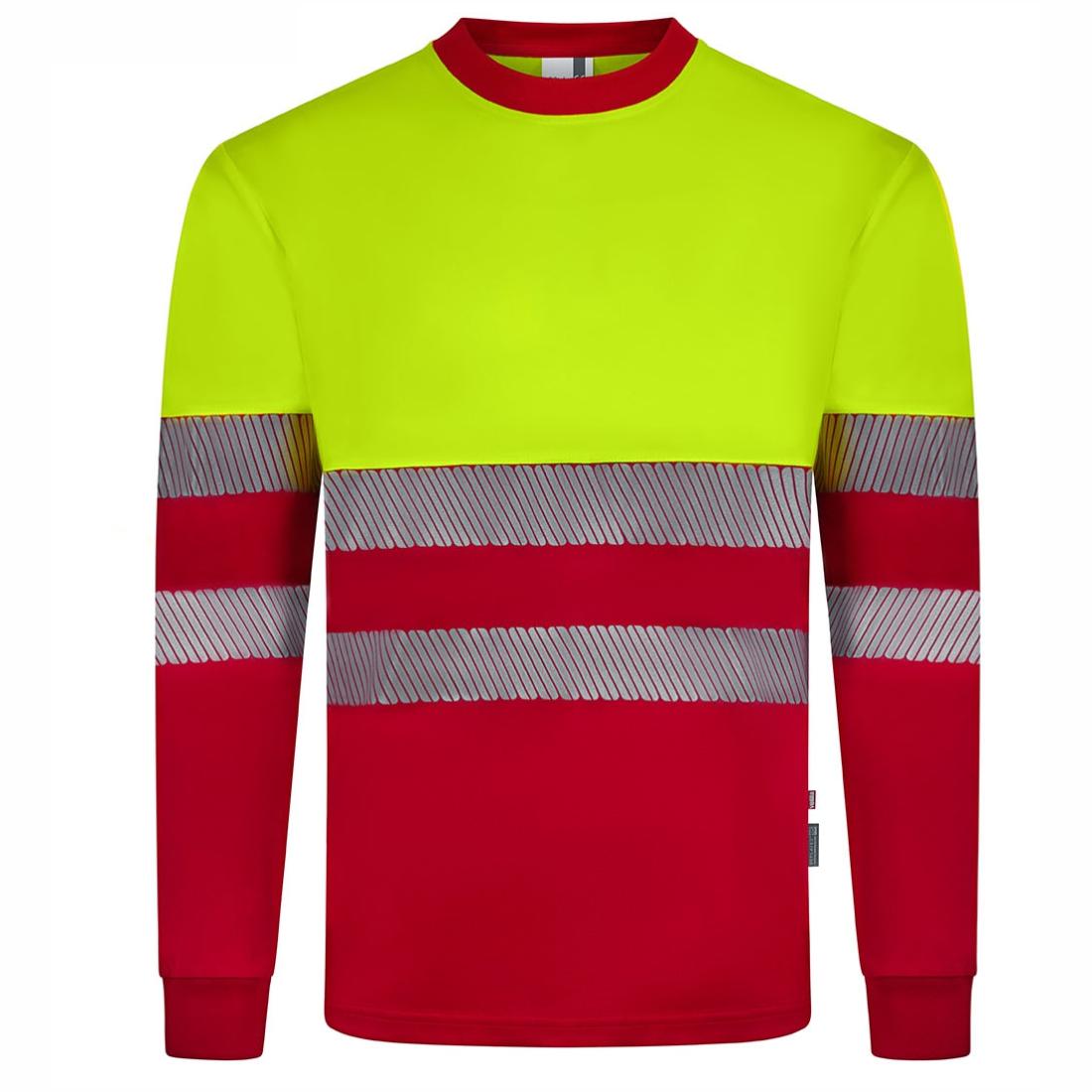 Tricou HiVis bicolor din poliester reciclat cu benzi segmentate - Imbracaminte de protectie