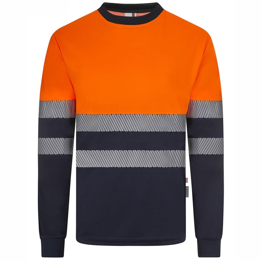 Tricou HiVis bicolor din poliester reciclat cu benzi segmentate - Imbracaminte de protectie