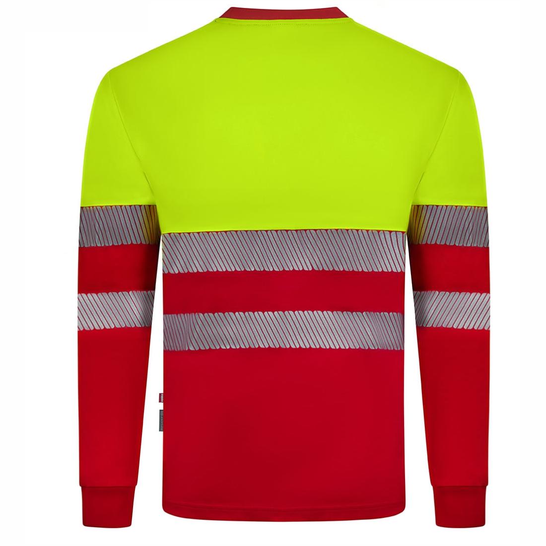Tricou HiVis bicolor din poliester reciclat cu benzi segmentate - Imbracaminte de protectie