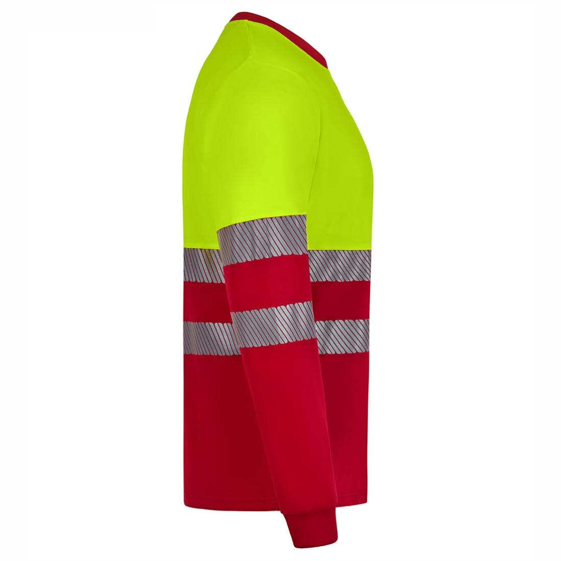 Tricou HiVis bicolor din poliester reciclat cu benzi segmentate - Imbracaminte de protectie