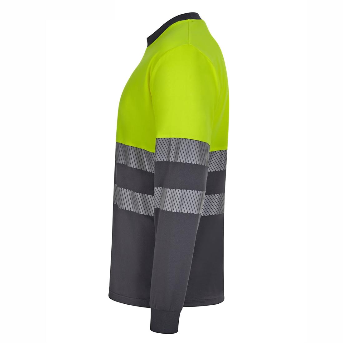 Tricou HiVis bicolor din poliester reciclat cu benzi segmentate - Imbracaminte de protectie