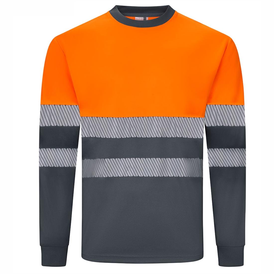 Tricou HiVis bicolor din poliester reciclat cu benzi segmentate - Imbracaminte de protectie