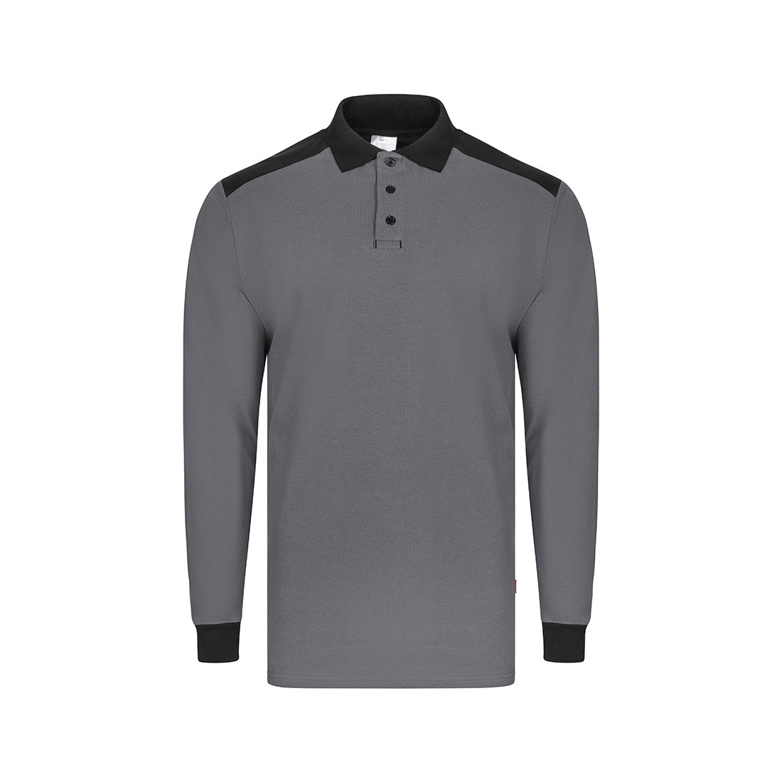 Long sleeve two-tone stretch Polo Shirt - Safetywear Long sleeve two-tone stretch Polo Shirt - Safetywear