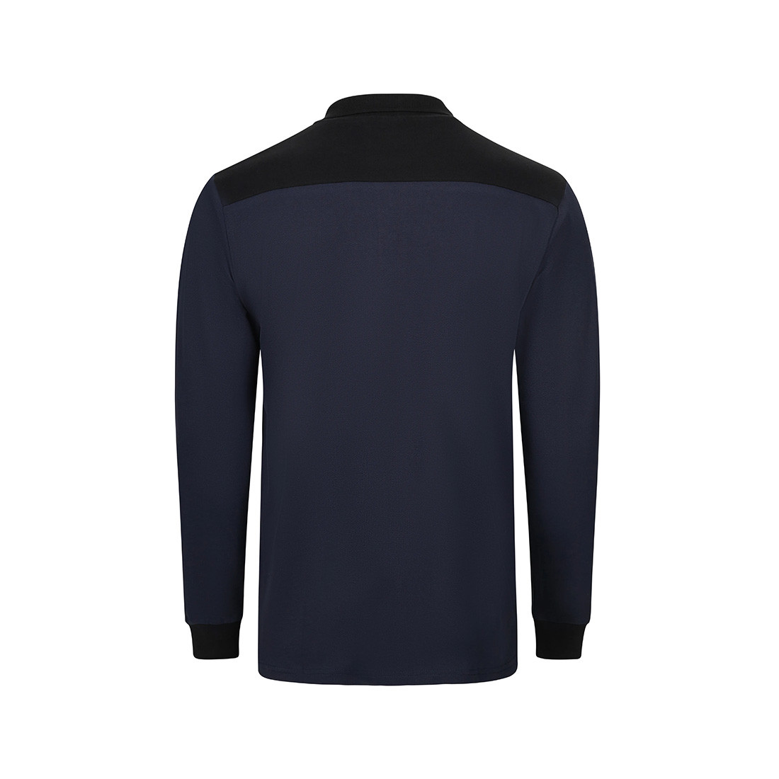 Long sleeve two-tone stretch Polo Shirt - Safetywear Long sleeve two-tone stretch Polo Shirt - Safetywear