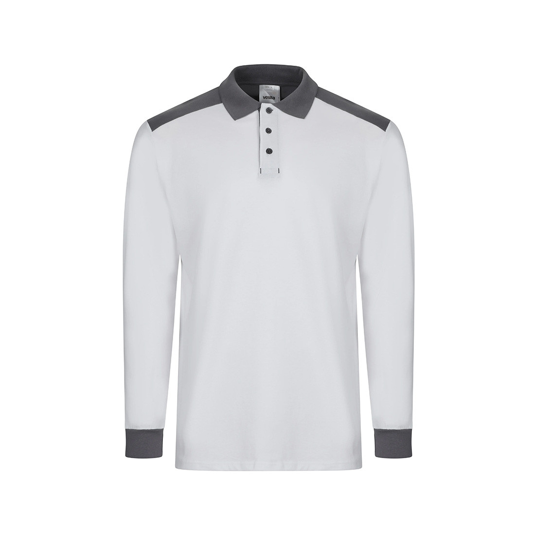 Long sleeve two-tone stretch Polo Shirt - Safetywear Long sleeve two-tone stretch Polo Shirt - Safetywear