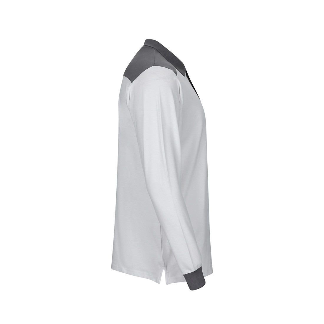 Long sleeve two-tone stretch Polo Shirt - Safetywear Long sleeve two-tone stretch Polo Shirt - Safetywear