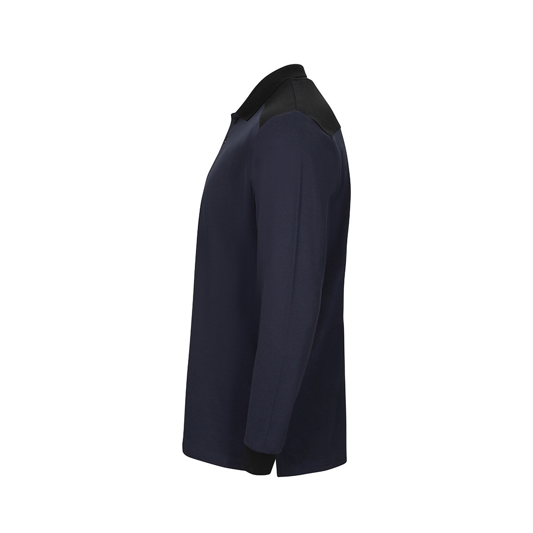 Long sleeve two-tone stretch Polo Shirt - Safetywear Long sleeve two-tone stretch Polo Shirt - Safetywear