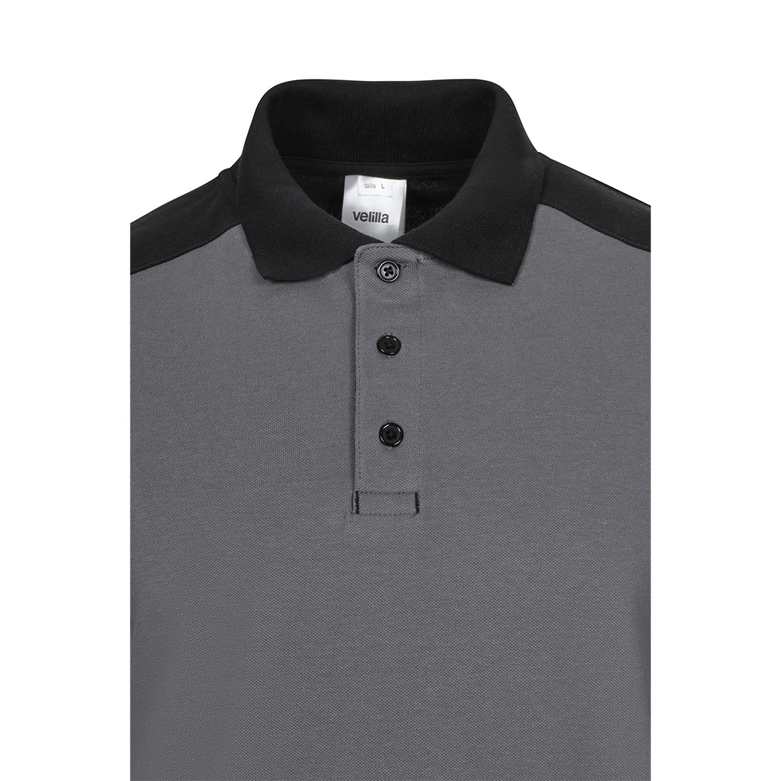Long sleeve two-tone stretch Polo Shirt - Safetywear Long sleeve two-tone stretch Polo Shirt - Safetywear