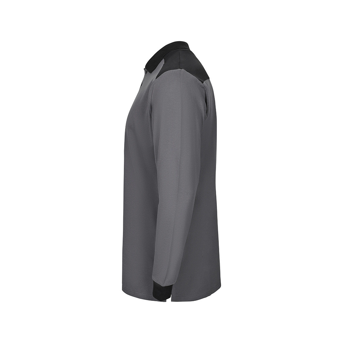 Long sleeve two-tone stretch Polo Shirt - Safetywear Long sleeve two-tone stretch Polo Shirt - Safetywear