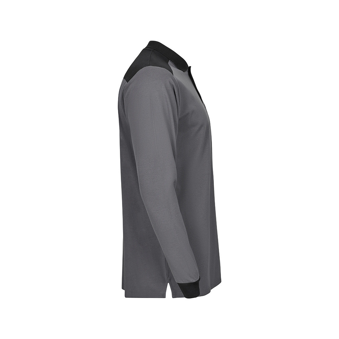 Long sleeve two-tone stretch Polo Shirt - Safetywear Long sleeve two-tone stretch Polo Shirt - Safetywear