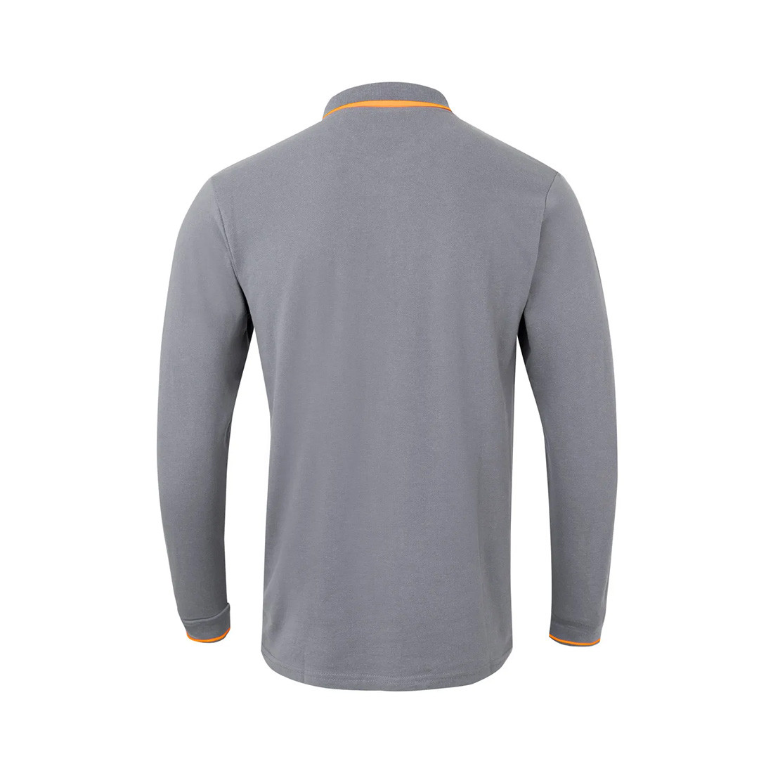 Long-sleeve Contrasting Piping Polo - Safetywear Long-sleeve Contrasting Piping Polo - Safetywear