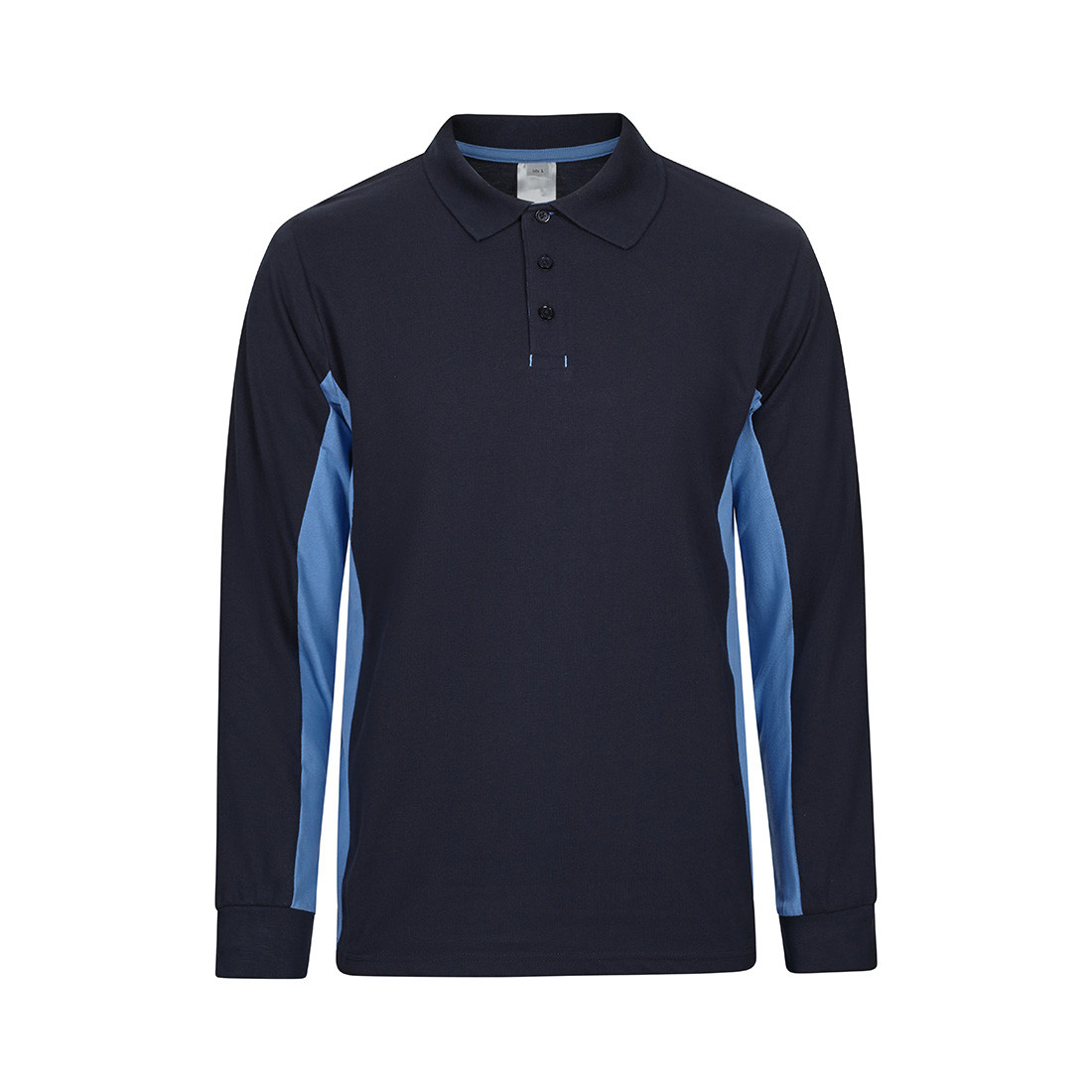Zweifarbiges Poloshirt, Langarm - Arbeitskleidung Zweifarbiges Poloshirt, Langarm - Arbeitskleidung