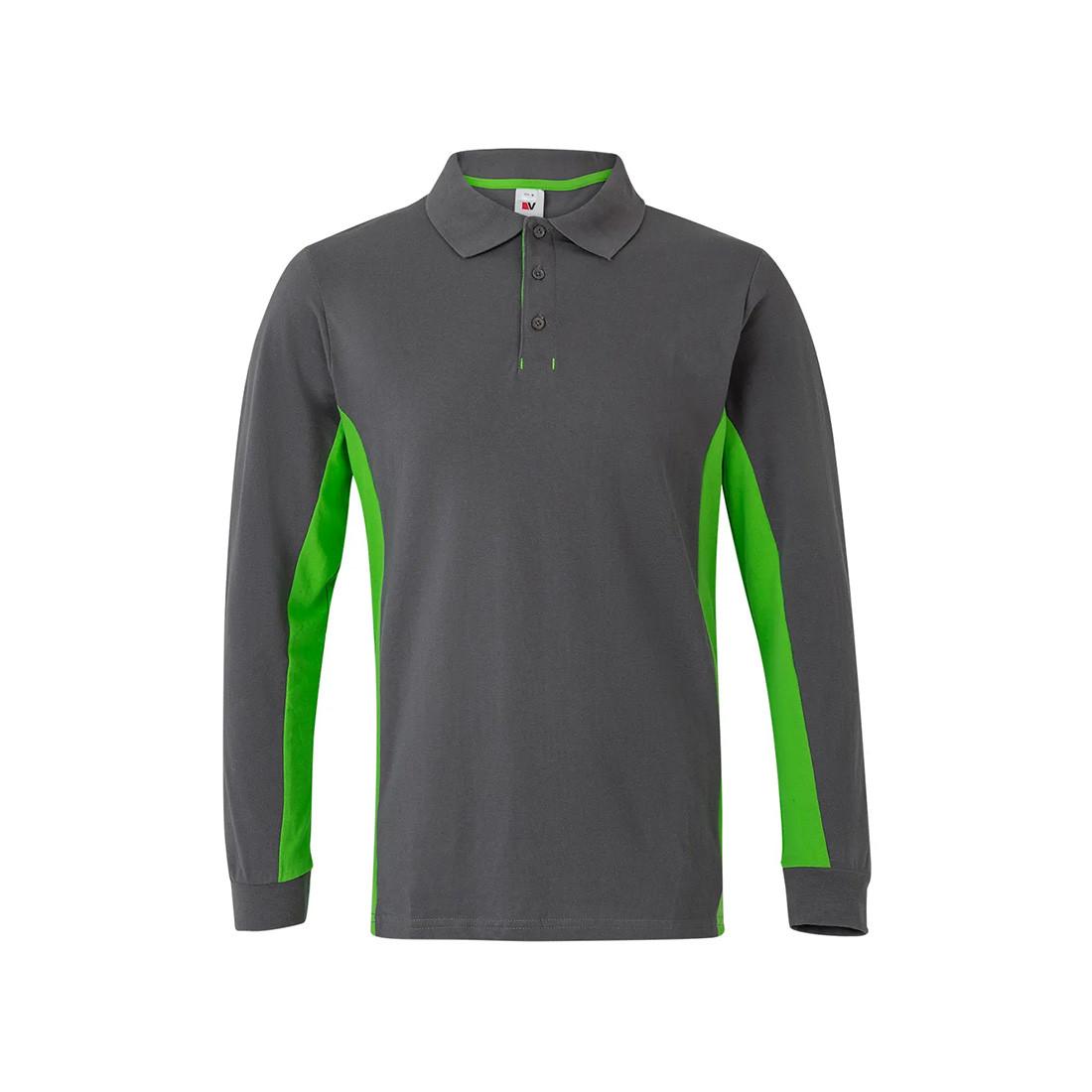 Zweifarbiges Poloshirt, Langarm - Arbeitskleidung Zweifarbiges Poloshirt, Langarm - Arbeitskleidung