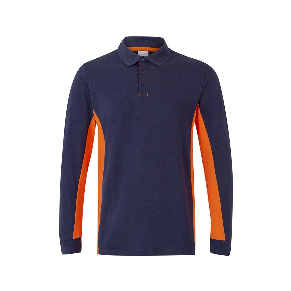 Zweifarbiges Poloshirt, Langarm - Arbeitskleidung Zweifarbiges Poloshirt, Langarm - Arbeitskleidung