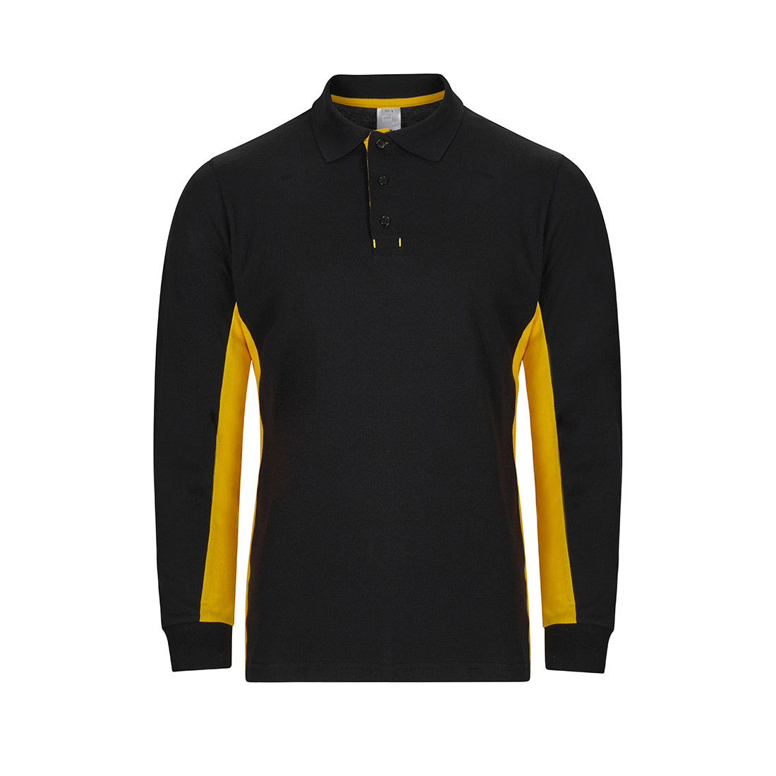 Zweifarbiges Poloshirt, Langarm - Arbeitskleidung Zweifarbiges Poloshirt, Langarm - Arbeitskleidung
