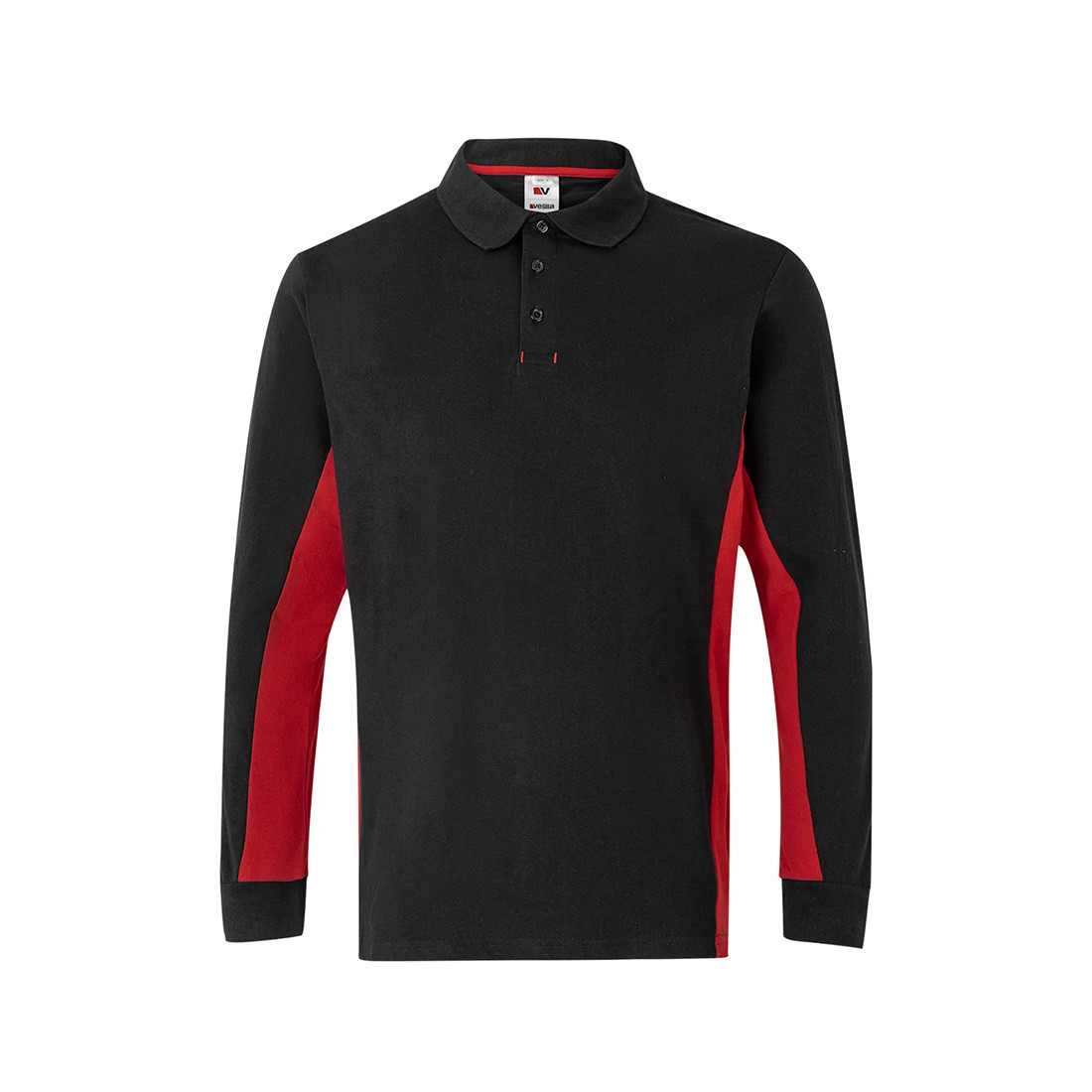 Zweifarbiges Poloshirt, Langarm - Arbeitskleidung Zweifarbiges Poloshirt, Langarm - Arbeitskleidung