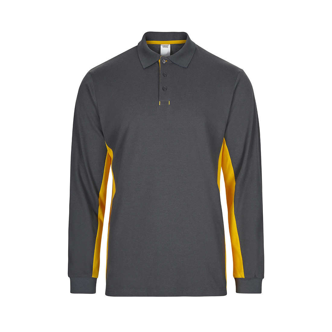 Zweifarbiges Poloshirt, Langarm - Arbeitskleidung Zweifarbiges Poloshirt, Langarm - Arbeitskleidung