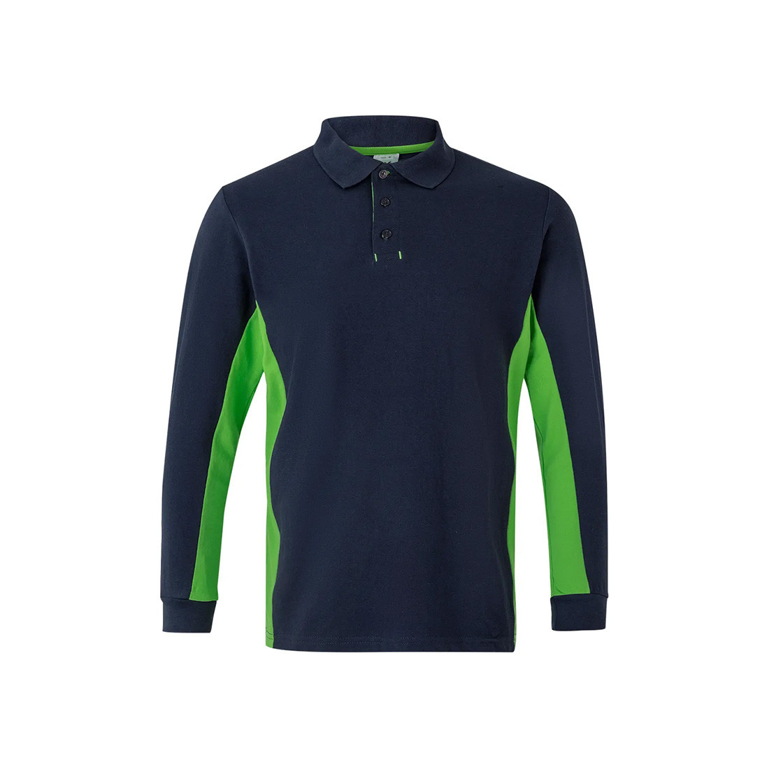 Zweifarbiges Poloshirt, Langarm - Arbeitskleidung Zweifarbiges Poloshirt, Langarm - Arbeitskleidung