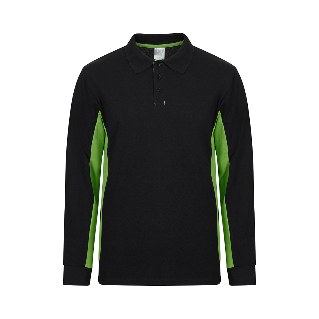 Zweifarbiges Poloshirt, Langarm - Arbeitskleidung Zweifarbiges Poloshirt, Langarm - Arbeitskleidung