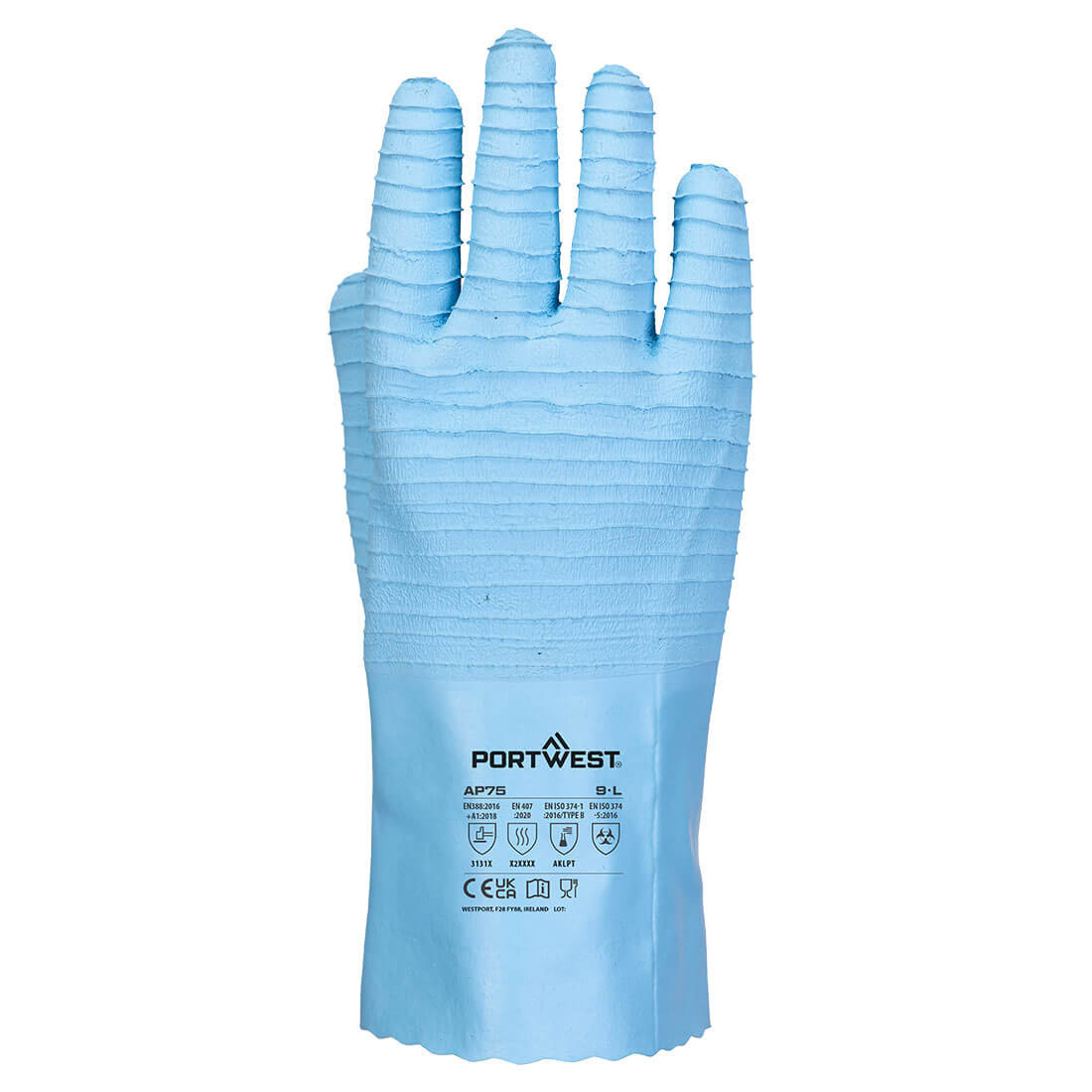 FD Chemical B Latex Gauntlet - Personal protection