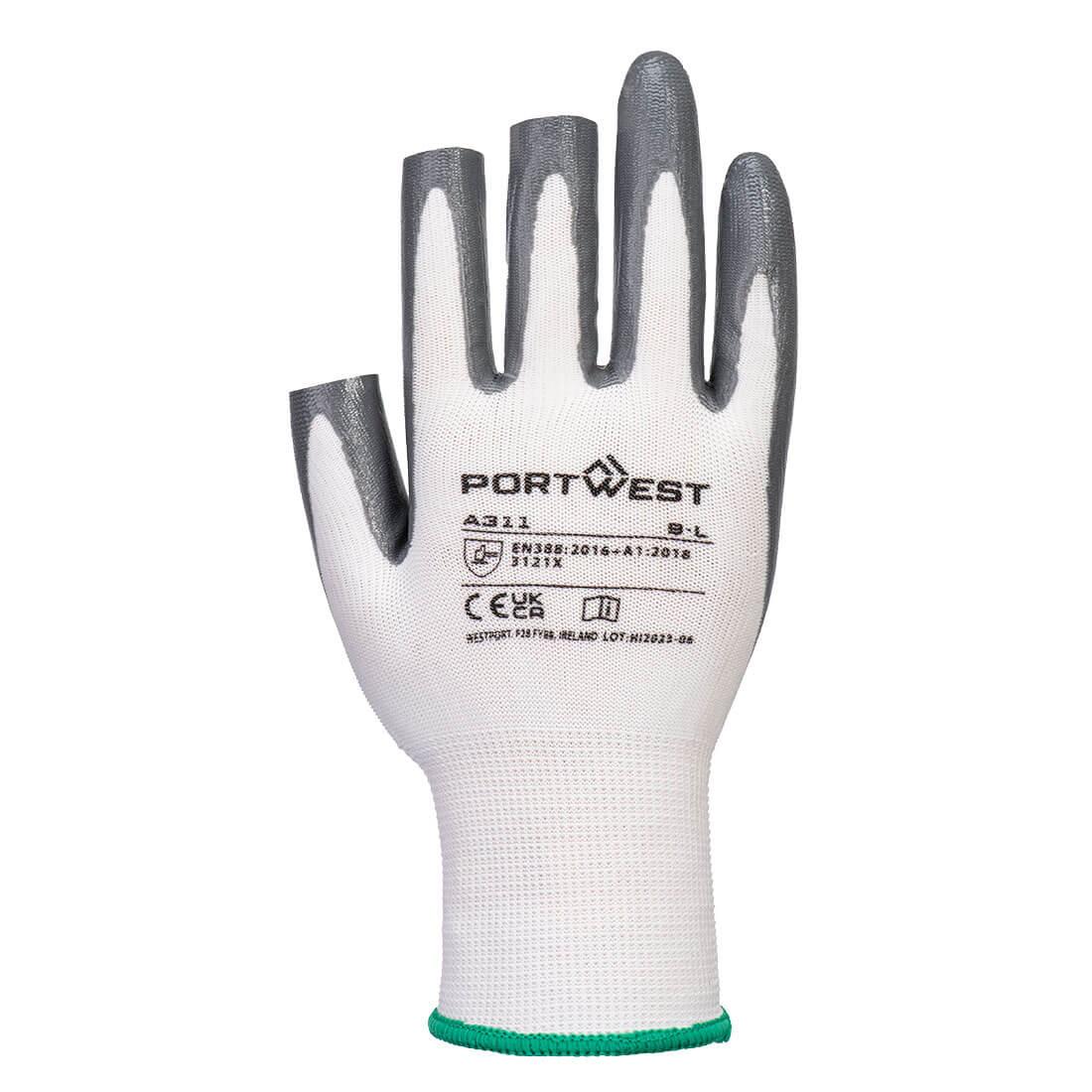 Guanto Grip 13 in nitrile senza 3 dita (Pk12) - Equipaggiamenti di protezione personale