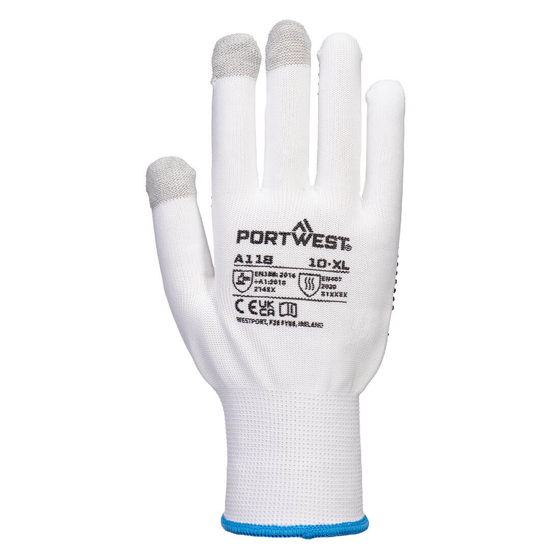 Grip 13 Gant PVC avec picots pour écran tactile (12 paires) - Les équipements de protection individuelle