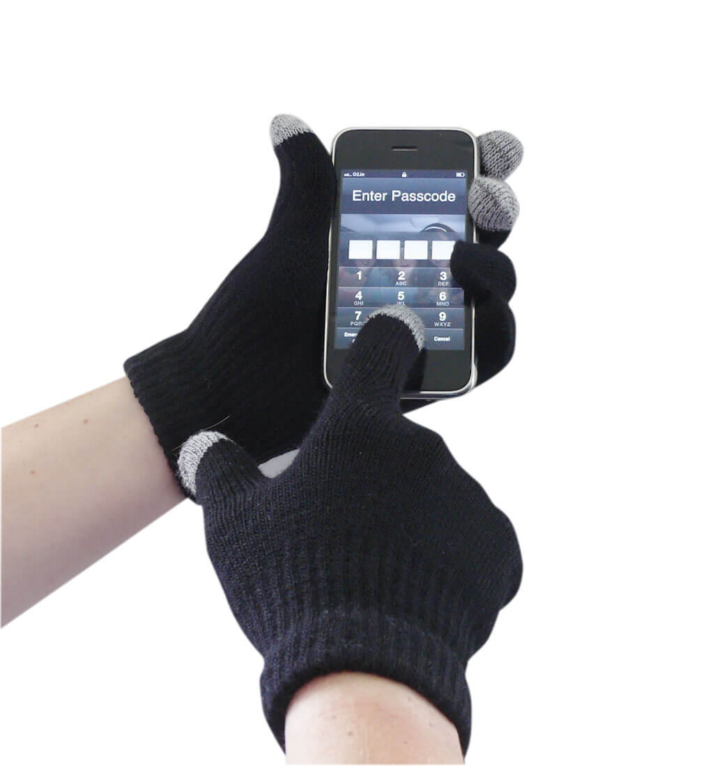 Gant tricot pour écran tactile - Les vêtements de protection