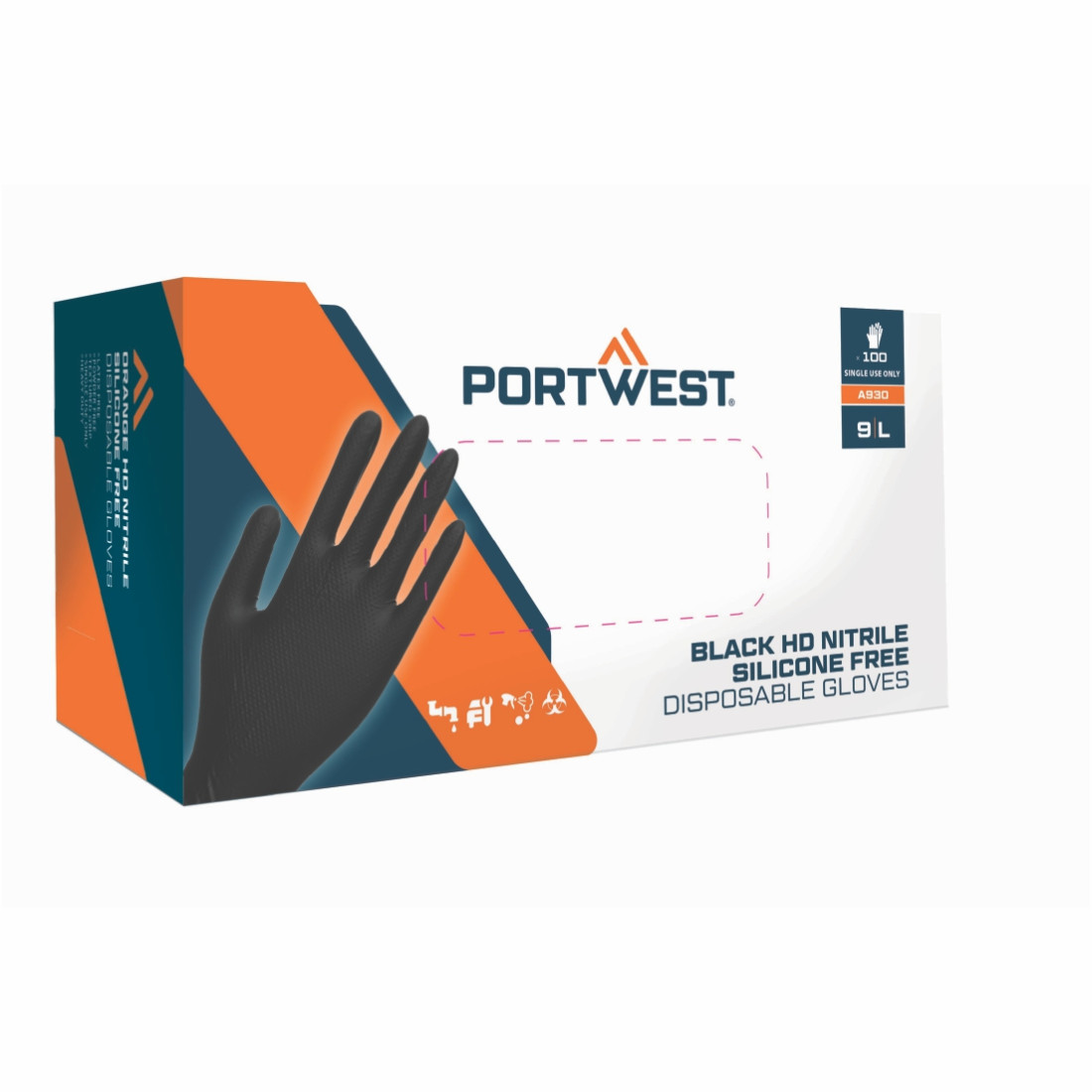 Portwest Orange HD Disposable Gloves - Arbeitschutz Portwest Orange HD Disposable Gloves - Arbeitschutz