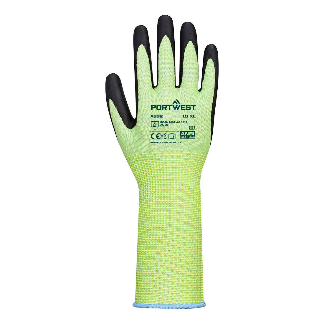 Green Cut Glove Long Cuff - Personal protection
