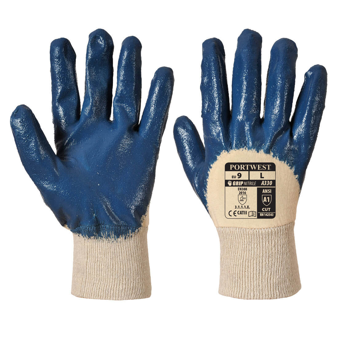 Dünnes Nitril Strickbund - Arbeitschutz Dünnes Nitril Strickbund - Arbeitschutz