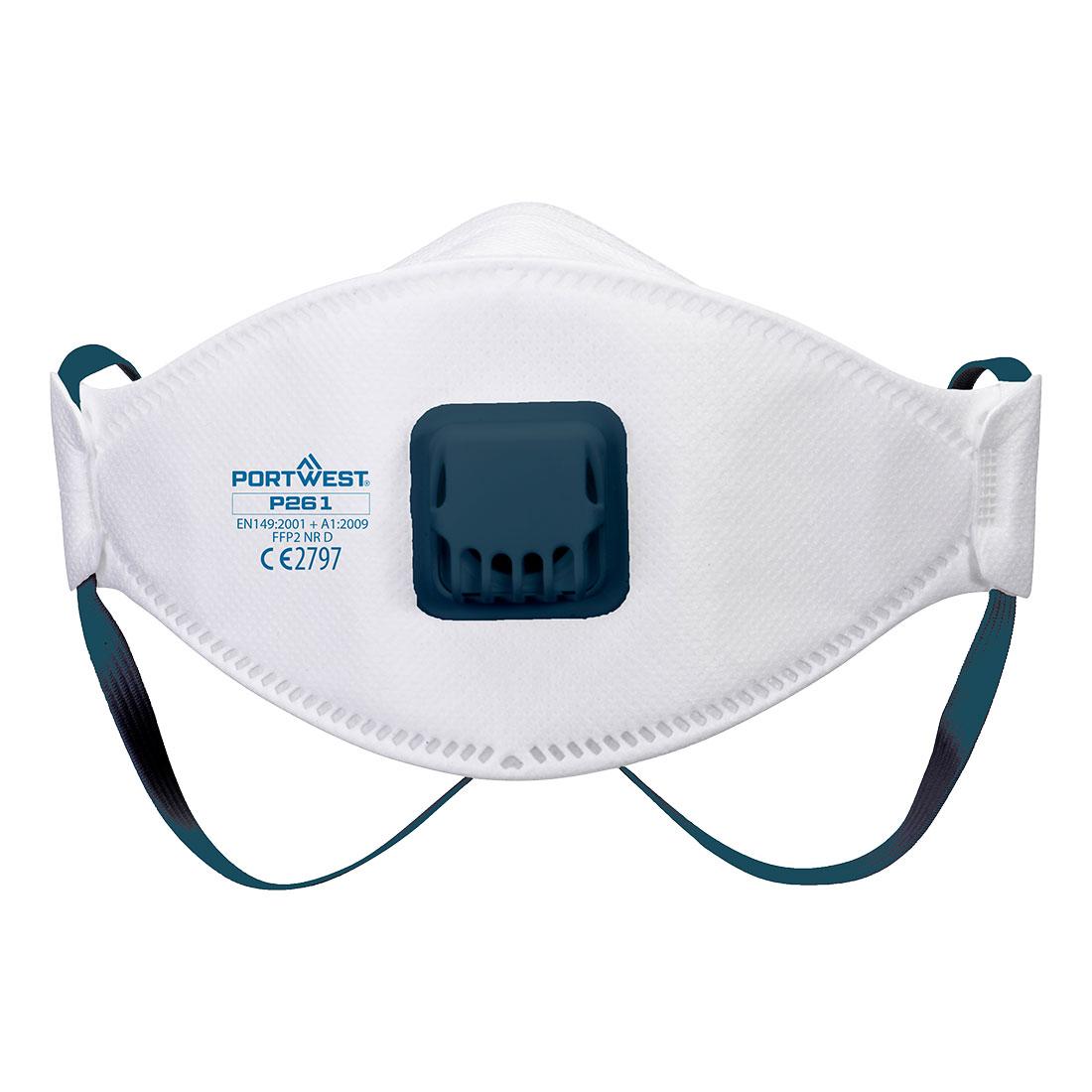 Masque respiratoire Dolomite FFP2, pliable en trois parties, avec valve (paquet de 10). - Les équipements de protection individuelle