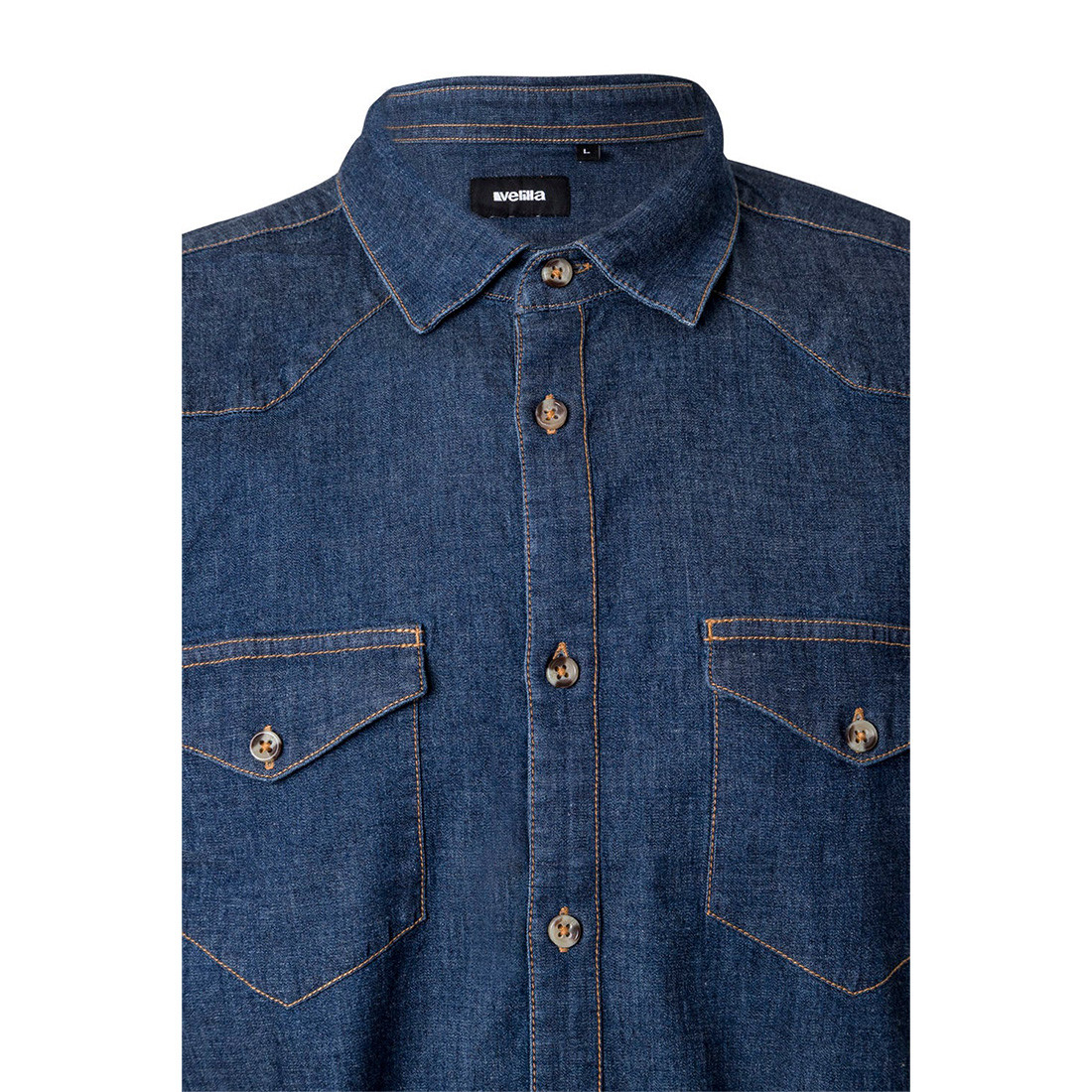 MEN'S LS DENIM SHIRT - Safetywear MEN'S LS DENIM SHIRT - Safetywear