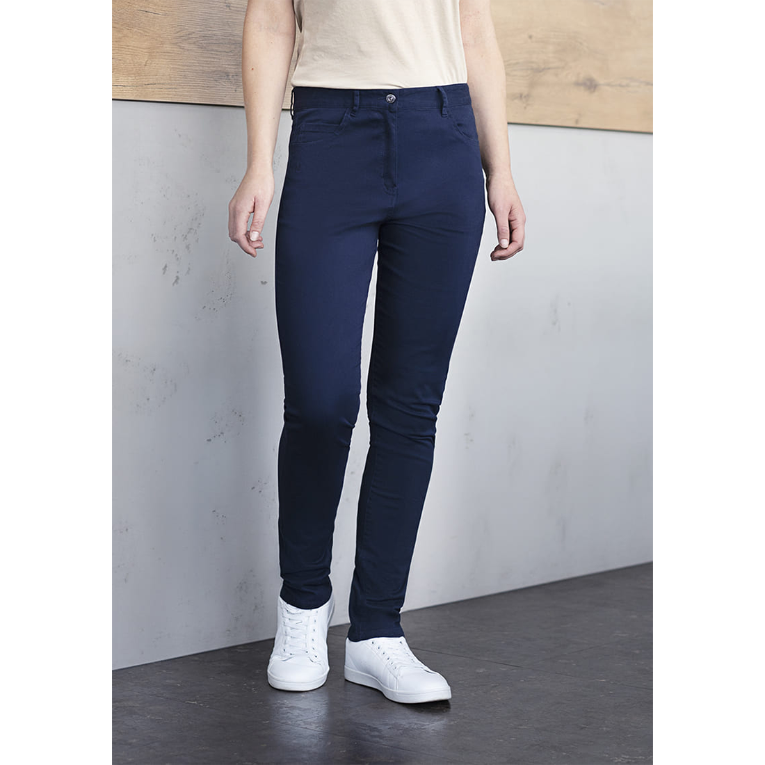 Pantalón Classic-Stretch con 5 bolsillos para mujeres - Ropa de protección