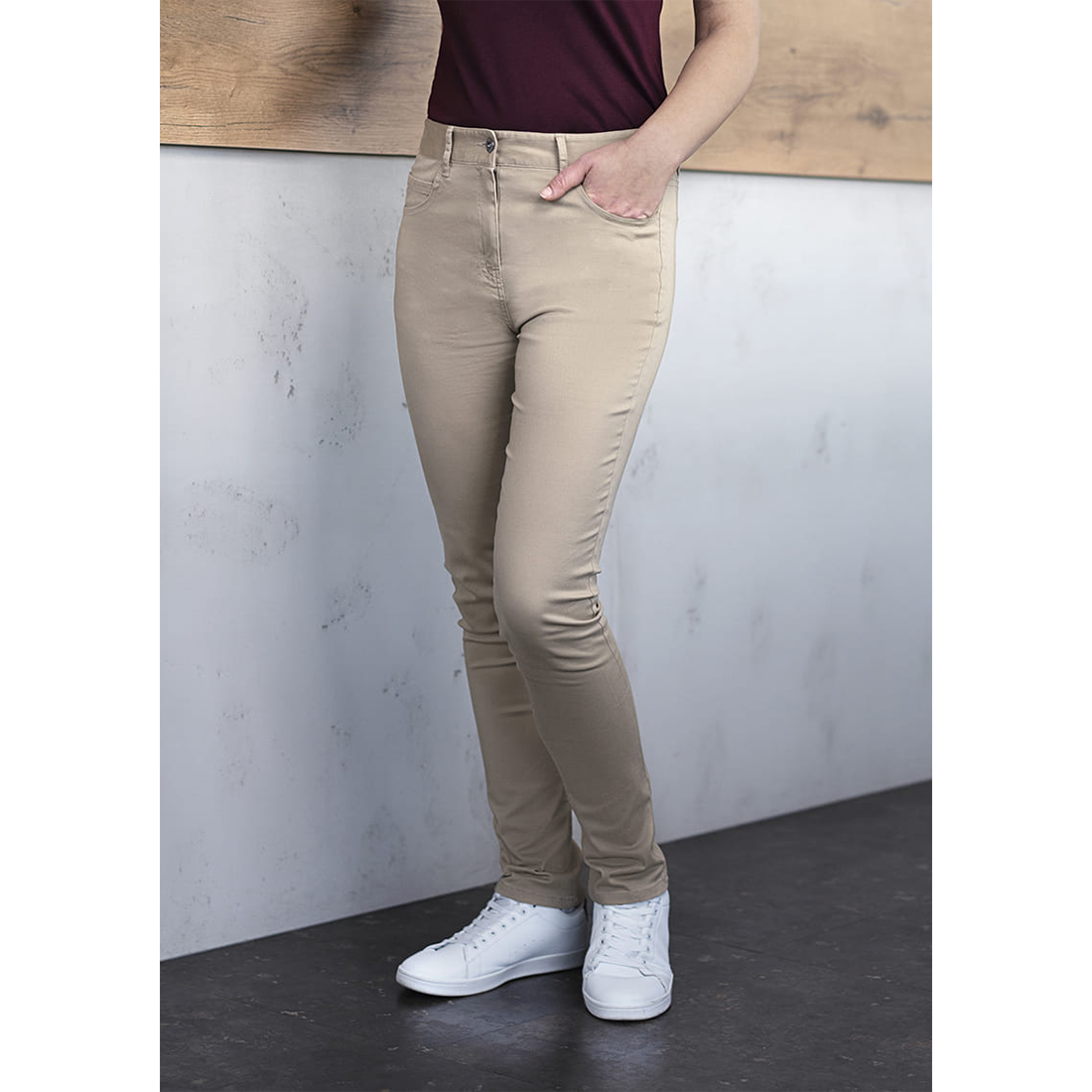 Pantaloni dama Classic-Stretch cu 5 buzunare - Imbracaminte de protectie