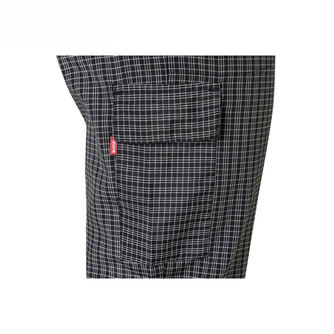 Multi-Pocket Checkered Chef Trousers - Safetywear