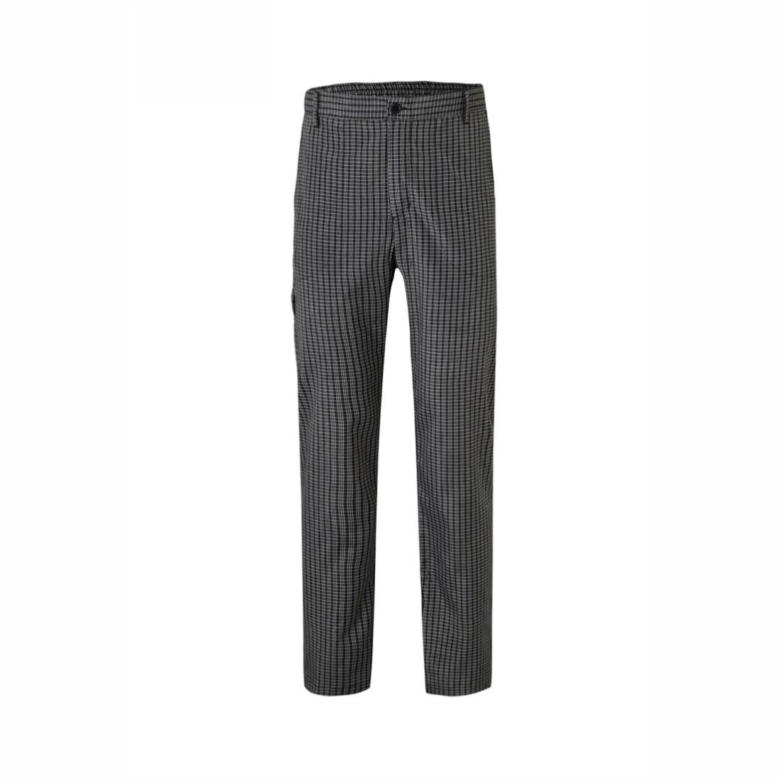Multi-Pocket Checkered Chef Trousers - Safetywear