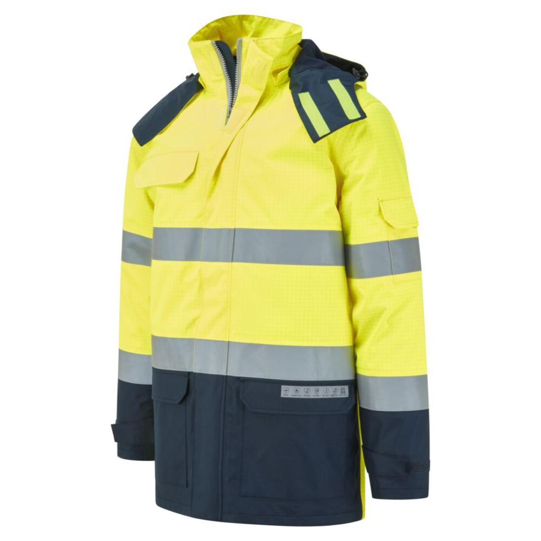 Jacheta de iarna ignifuga Bizflame Rain+HiVis Multi-Norm Contrast - Imbracaminte de protectie