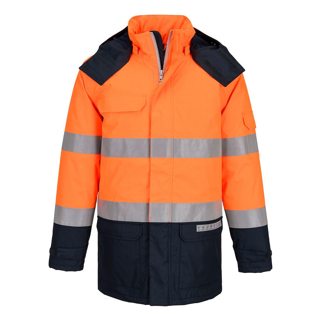 Veste d’hiver ignifugée Bizflame Rain+ HiVis Multi-Norm Contrast - Les vêtements de protection