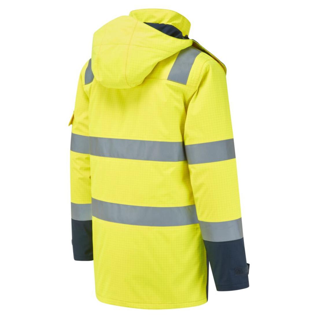 Jacheta de iarna ignifuga Bizflame Rain+HiVis Multi-Norm Contrast - Imbracaminte de protectie