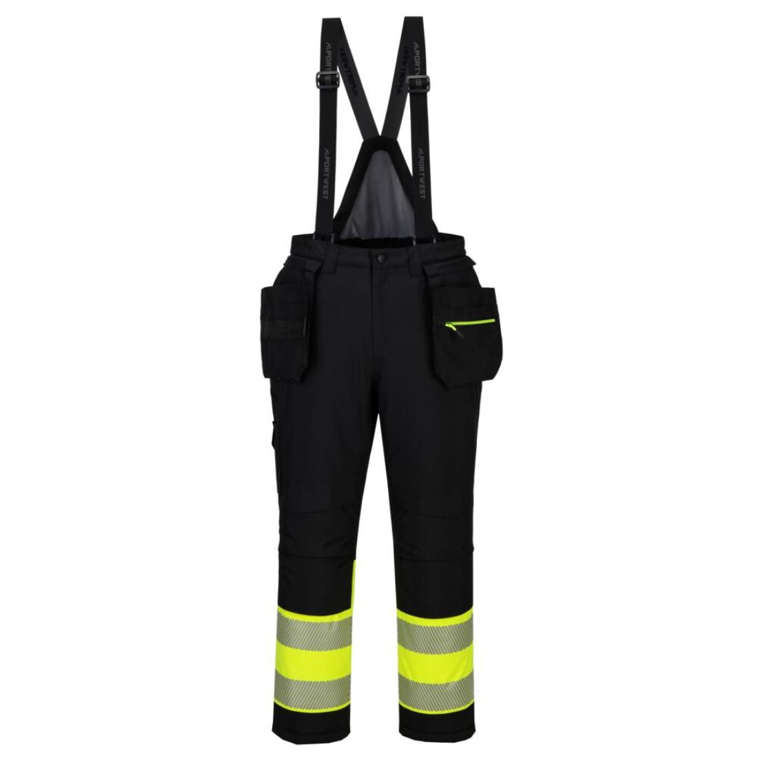 Pantaloni de iarnă cu pieptar DX4 HiVis Clasa 1 - Imbracaminte de protectie