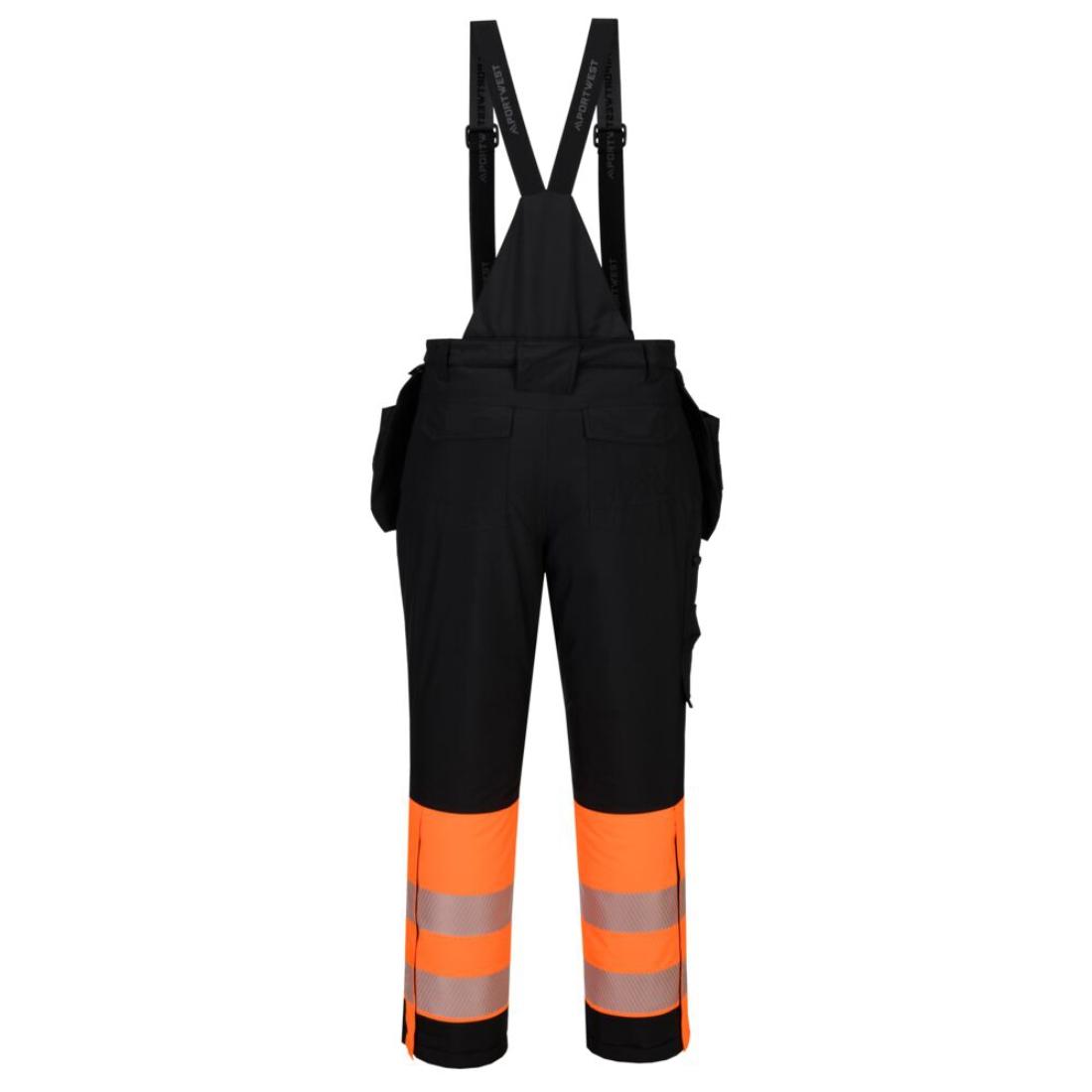Pantaloni de iarnă cu pieptar DX4 HiVis Clasa 1 - Imbracaminte de protectie