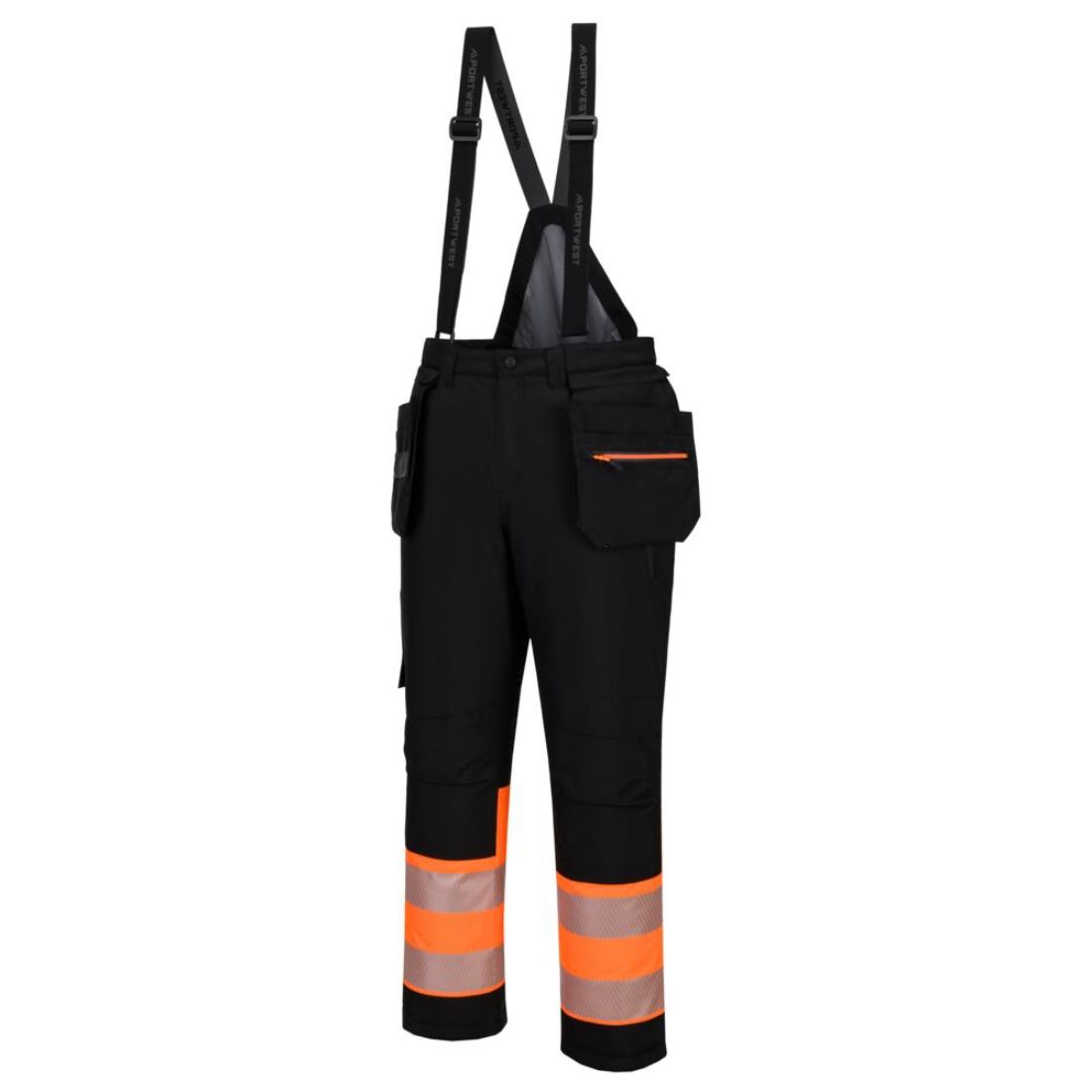 Pantaloni de iarnă cu pieptar DX4 HiVis Clasa 1 - Imbracaminte de protectie