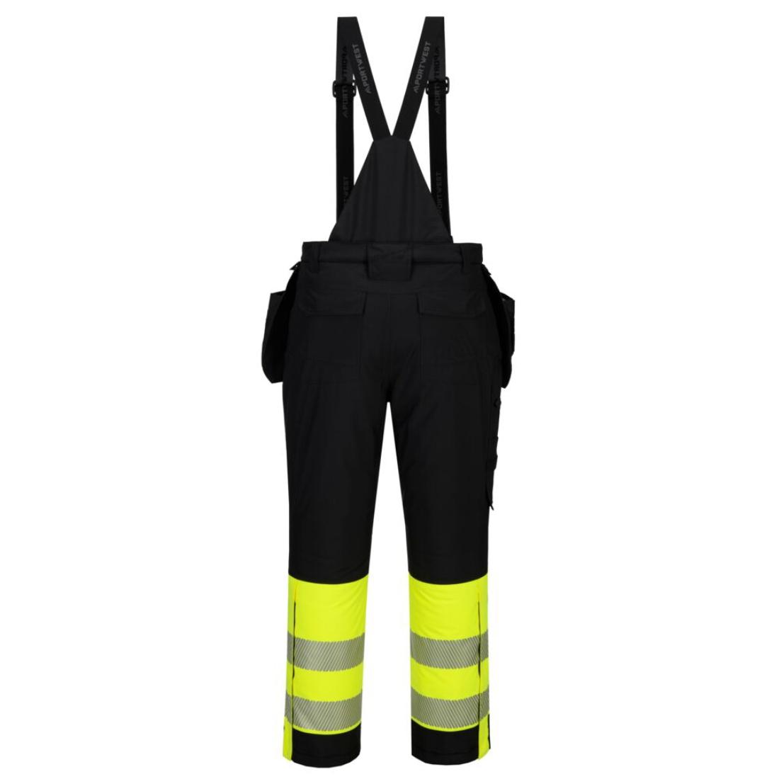 Pantaloni de iarnă cu pieptar DX4 HiVis Clasa 1 - Imbracaminte de protectie
