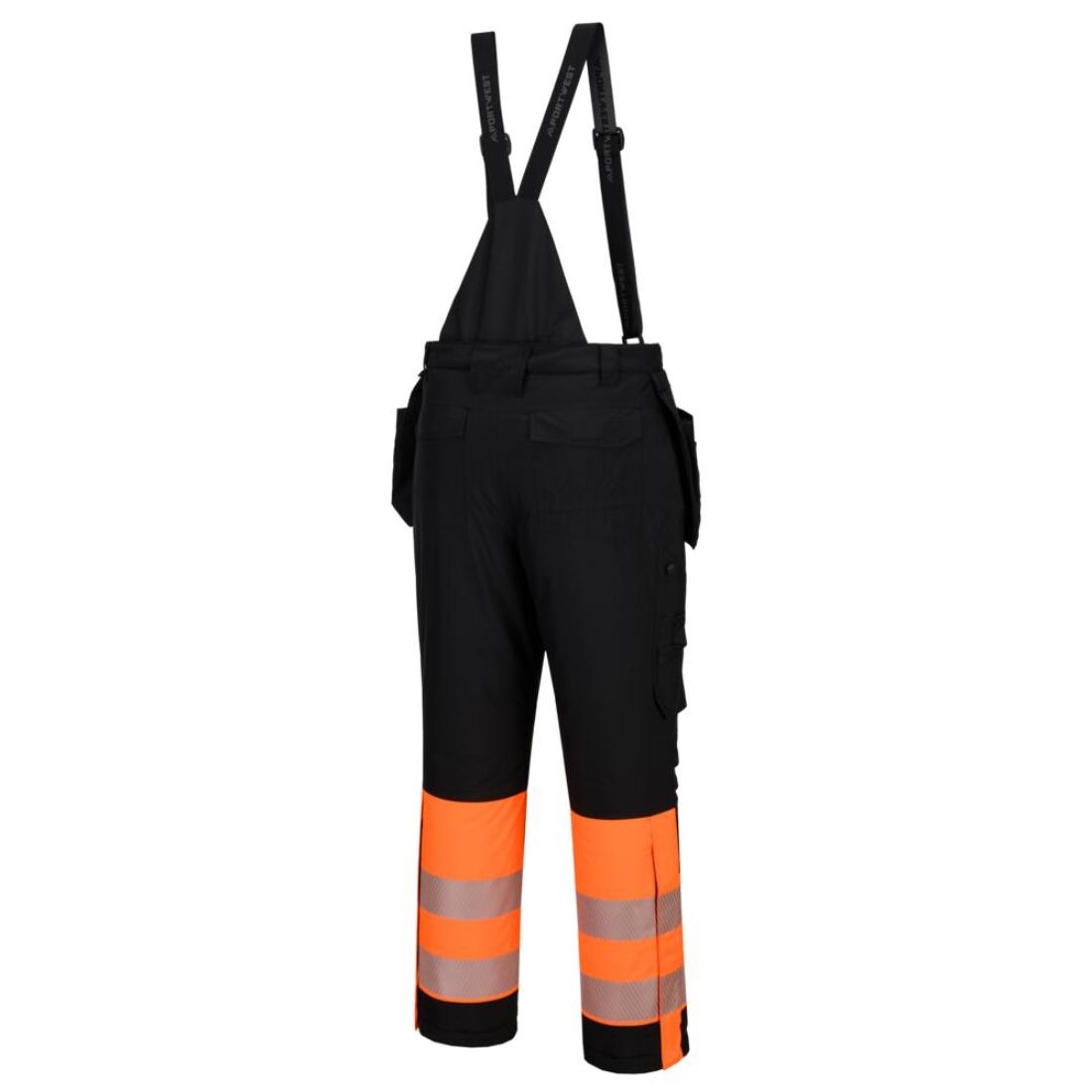Pantaloni de iarnă cu pieptar DX4 HiVis Clasa 1 - Imbracaminte de protectie