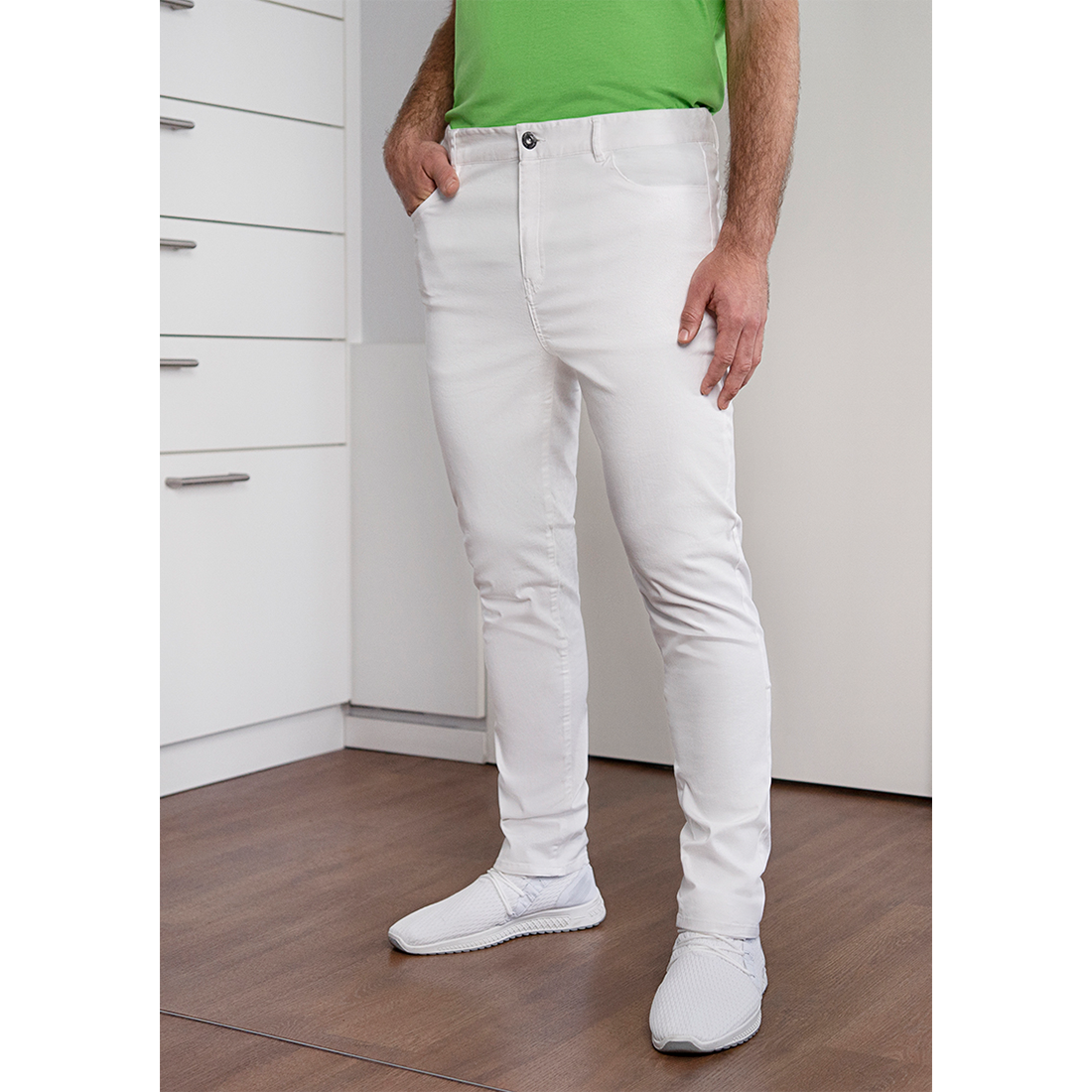 Pantalón Classic-Stretch con 5 bolsillos para hombres - Ropa de protección