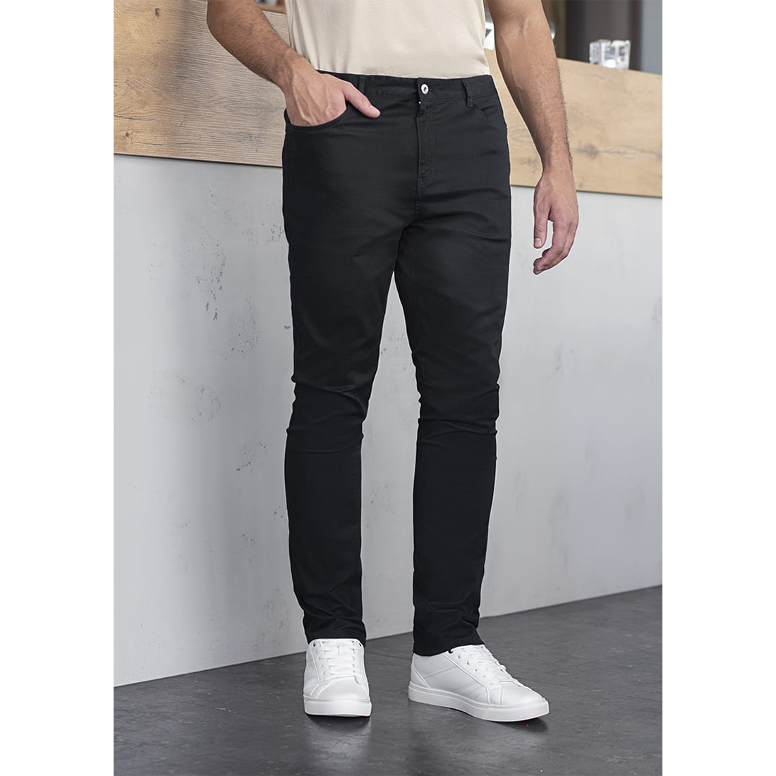 Pantalón Classic-Stretch con 5 bolsillos para hombres - Ropa de protección