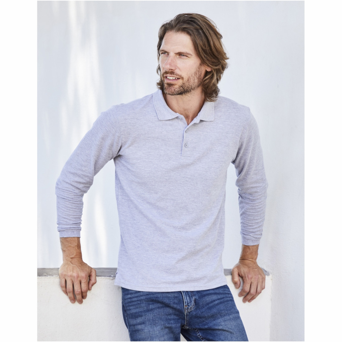 Premium Polo a maniche lunghe - Abbigliamento di protezione Premium Polo a maniche lunghe - Abbigliamento di protezione