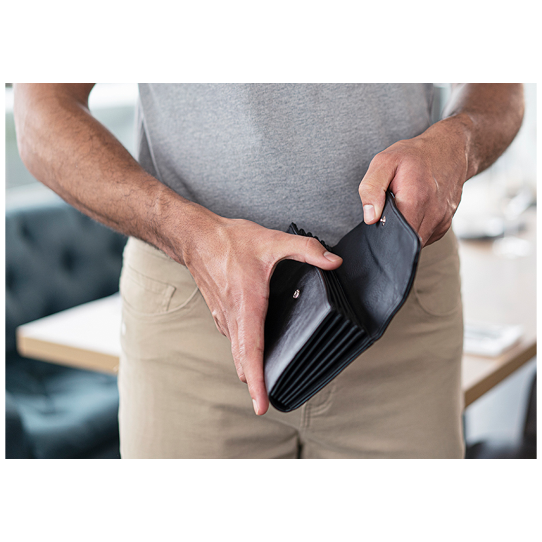 Portefeuille serveur avec de bouton pression - Les vêtements de protection Portefeuille serveur avec de bouton pression - Les vêtements de protection