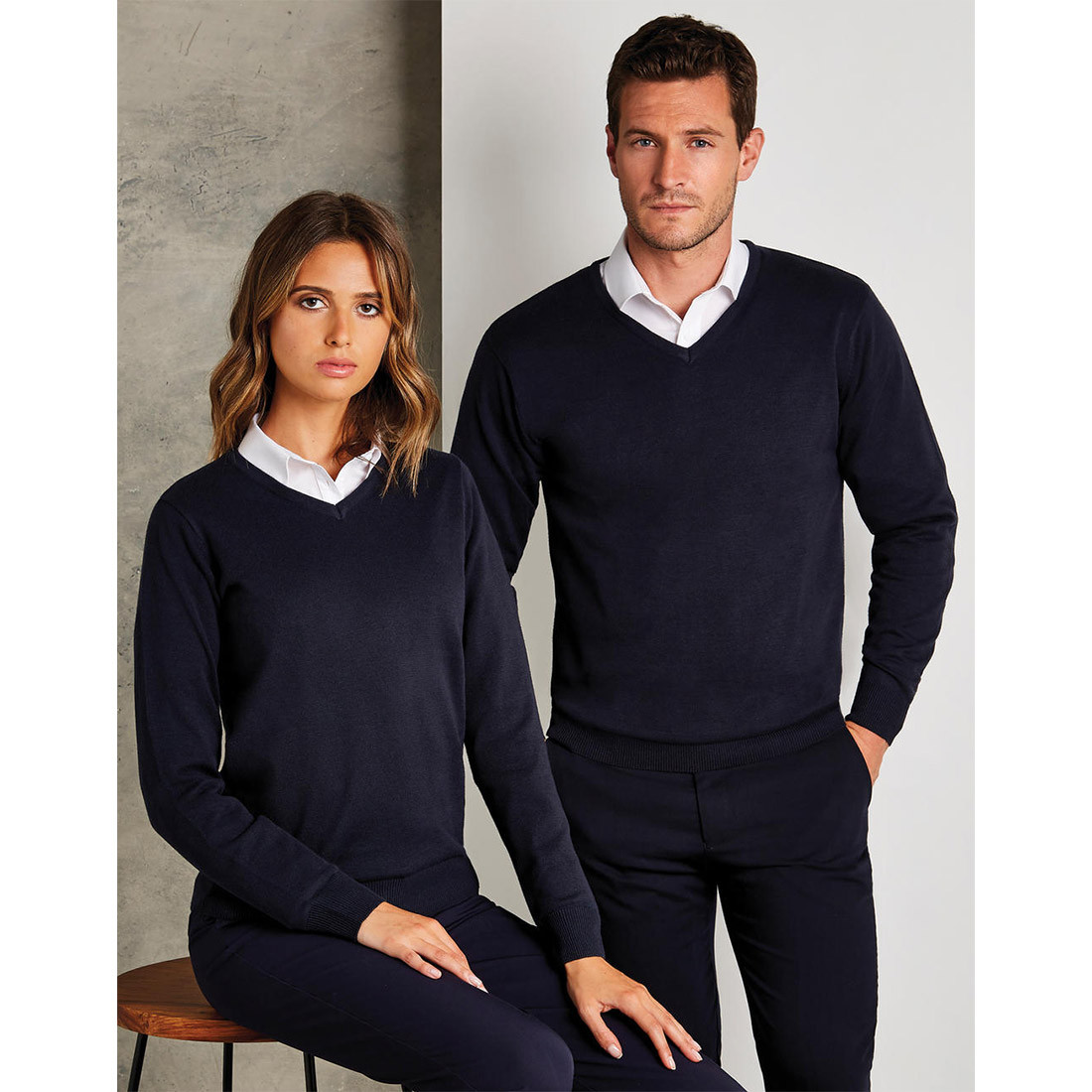 Arundel V-Neck Sweater - Les vêtements de protection
